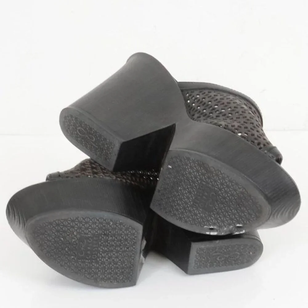 Carlos Rossetti Women's Size 8.5 Platform Mule Slide Wedge Heels Resort Cruise